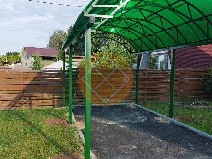 арочный навес для одной машины