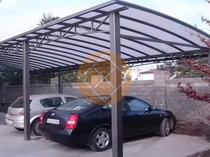сварной навес для трех и более авто