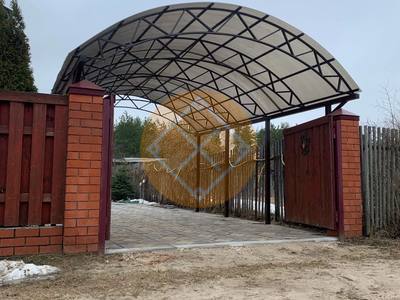 Металлический арочный навес для одной машины