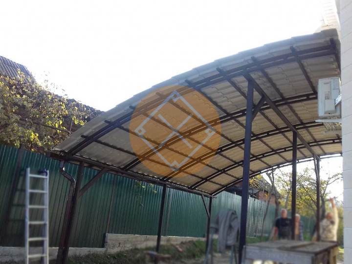 навес к дому