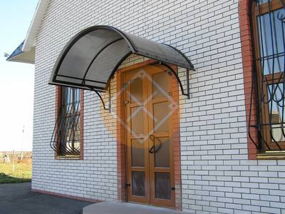 Козырек с тонированным поликарбонатом