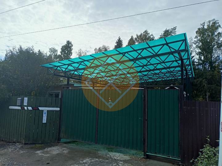 навес из поликарбоната