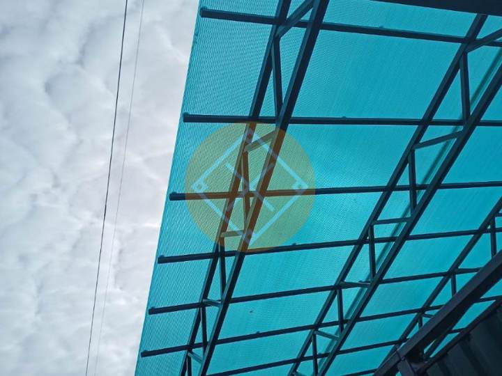 навес с поликарбонатом