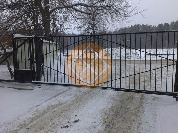 откатные решетчатые ворота