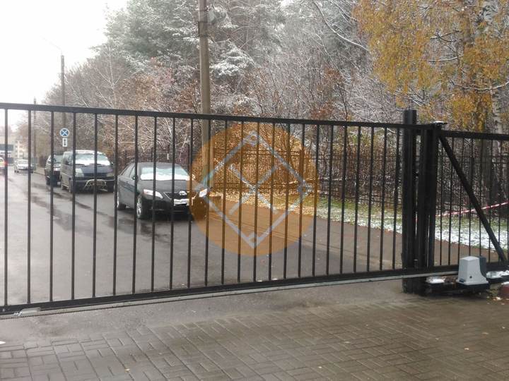решетчатые откатные ворота